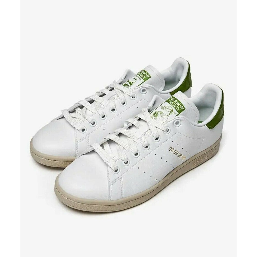Adidas Originals Stan Smith x Star Wars Yoda White Green FY5463 Mens Size 9.5